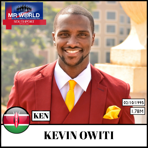 KEVIN OWITI | MR WORLD KENYA 2016