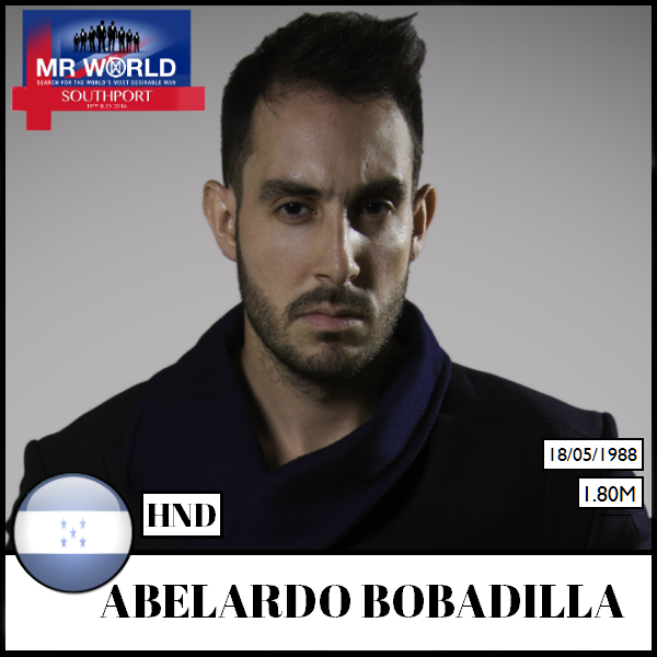 ABELARDO BOBADILLA | MR WORLD HONDURAS 2016