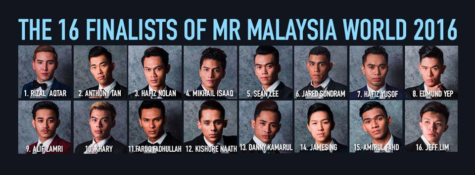 MR WORLD MALAYSIA 2016 | MEET THE CANDIDATES