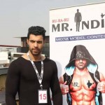 The moment it all began! Tabish Gular at the Rubaru Mister India 2017 auditions in New Delhi.