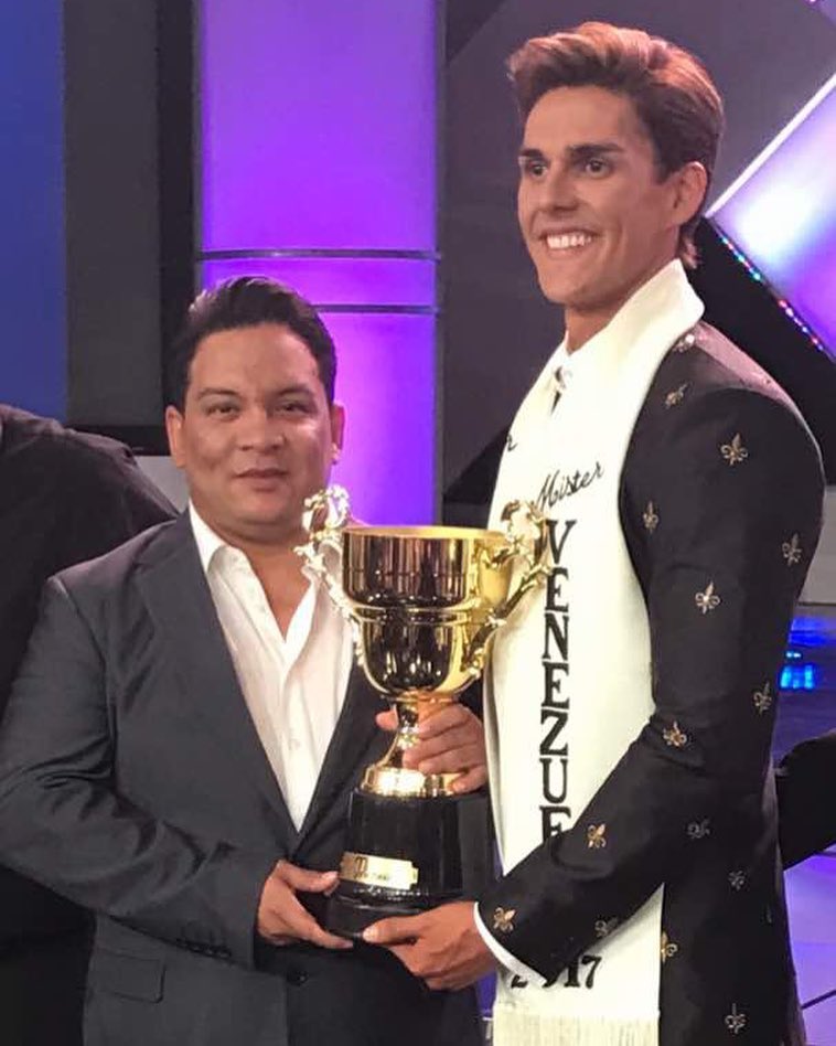 The new national director of Mr World Venezuela is Miguel Mendez