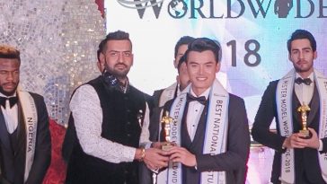Mr Thailand, Yutthakon Buddeesee won 1st Runner-up title and Best National Costume award at Mister Model Worldwide 2018 contest.