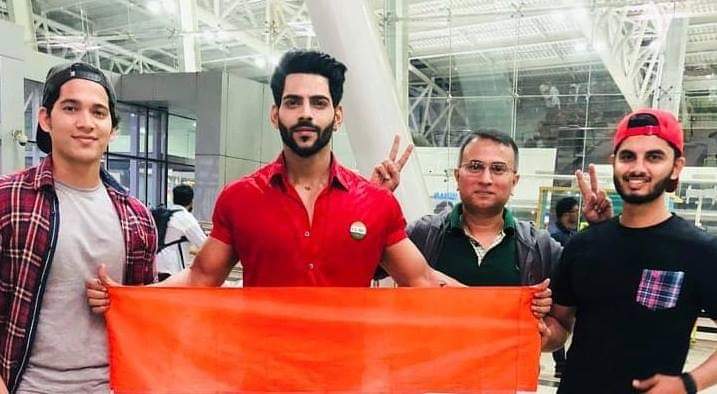 Mister India 2018, Balaji Murugadoss clicked before he left for the Philippines to represent India at Mister International pageant.