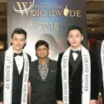 Rubaru Group’s founder and president, Sandeep Kumar with Mister Model Worldwide 2018 titleholders.