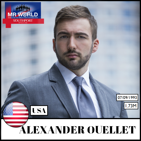 ALEXANDER OUELLET | MR WORLD UNITED STATES 2016