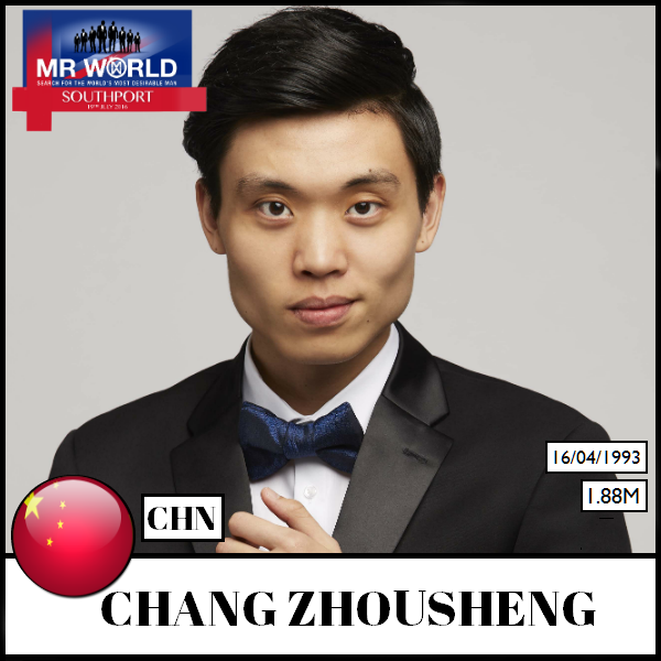 CHANG ZHOUSHENG | MR WORLD CHINA 2016